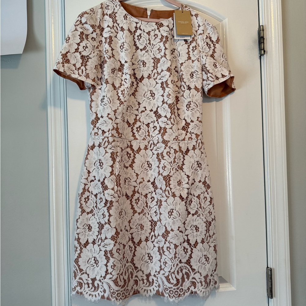 Elegant Lace Overlay Dress